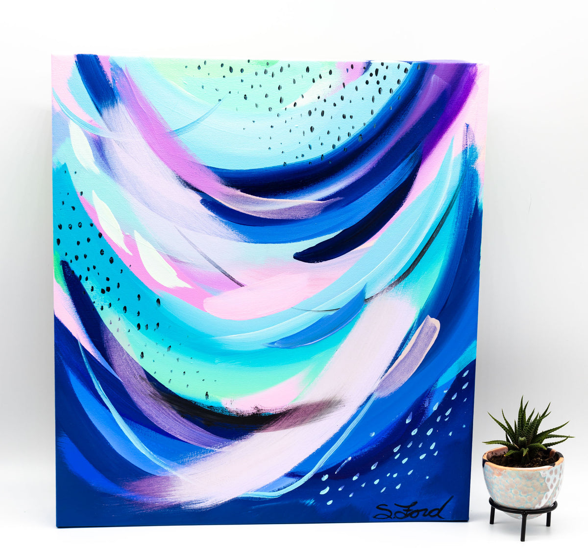 Never Imagined, 18 x 20 oil painting on canvas – Suze Ford Studios