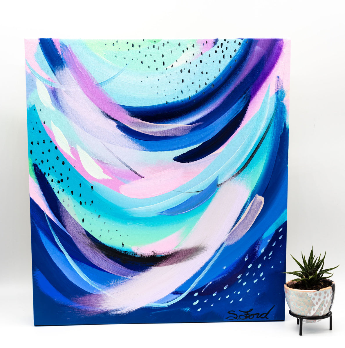 Never Imagined, 18 x 20 oil painting on canvas – Suze Ford Studios