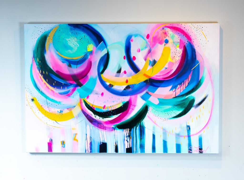 Cover me 40 x 60 , oil painting on canvas