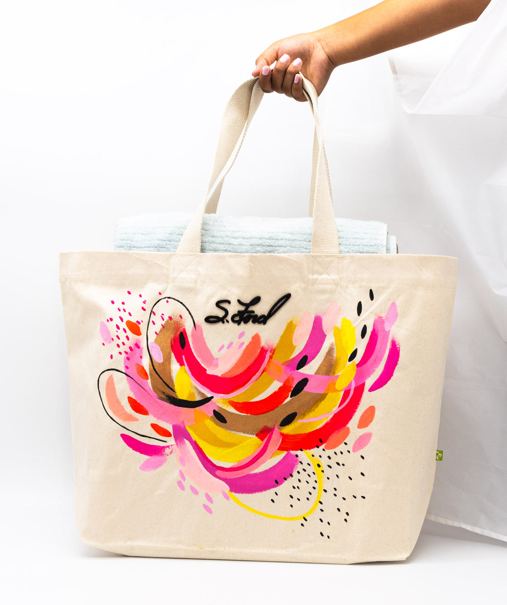[KINDERSALMON] Posell Canvas Tote Bag S ★大人気★ KINDERSALMON] Posell Canvas Tote Bag S ☆大人気☆