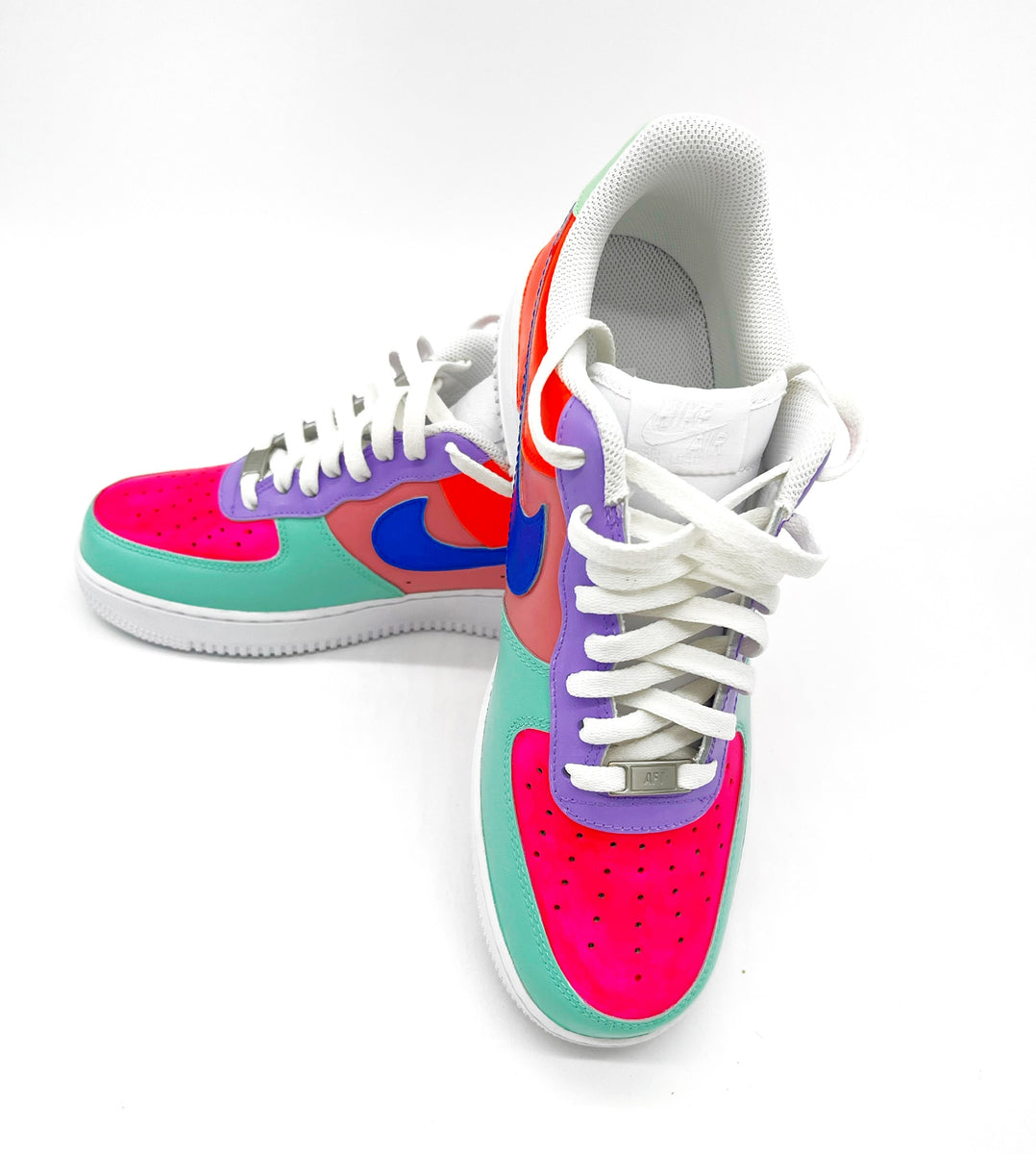 Mens Hand painted Nike Air Force Ones – Suze Ford Studios