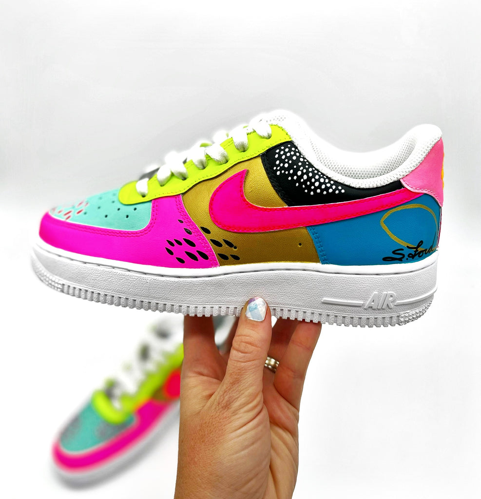 Womens Hand painted  Nike Air Force Ones