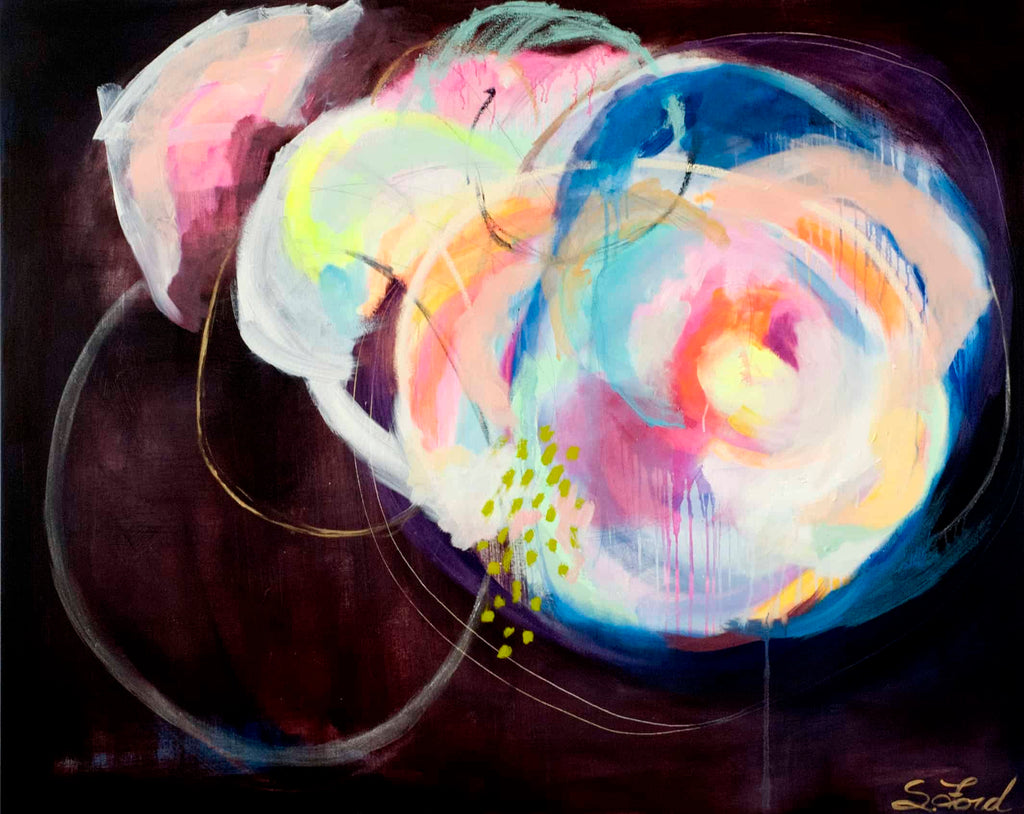 Deep Waters_ 48 x 60 x 3, oil painting on canvas