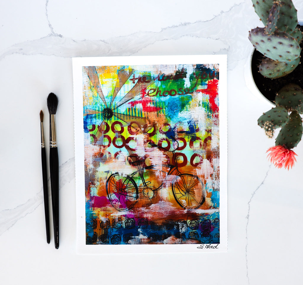 The Road You Choose, 7.5x10, Print