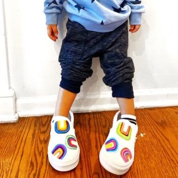 Toddler Custom Painted Vans Shoes - Main Image