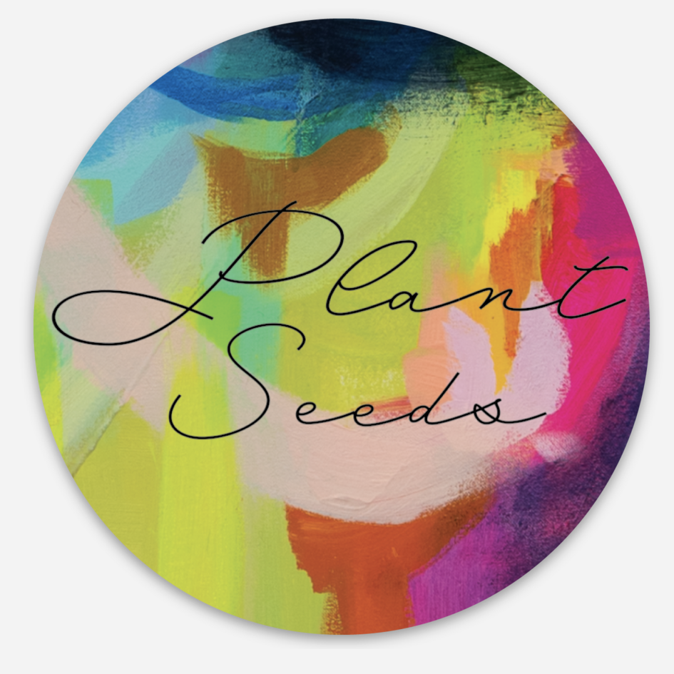 Plant Seeds 3" Vinyl Sticker