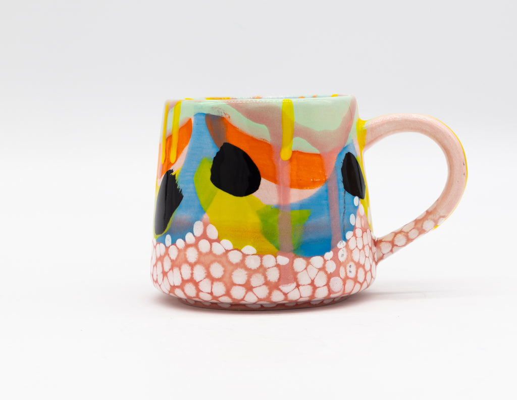 #24 16 oz Hand painted Ceramic Mug