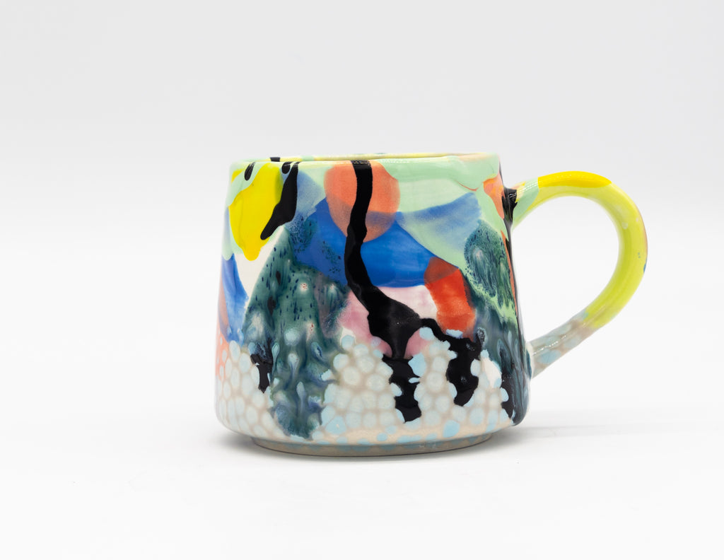 #29 16 oz Hand painted Ceramic Mug