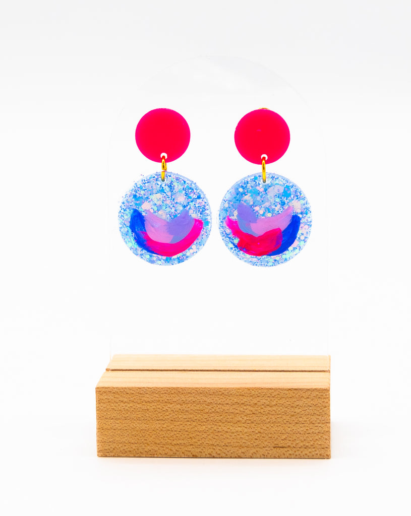 #12 Hand painted earrings