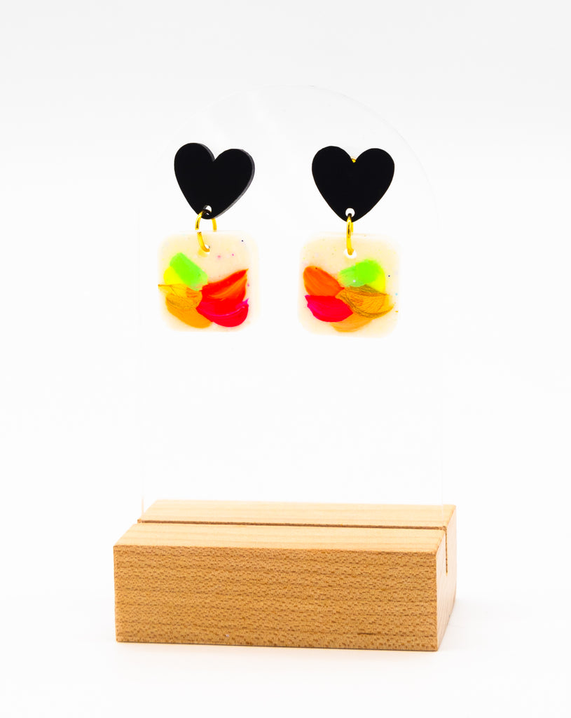 #22 Hand painted earrings