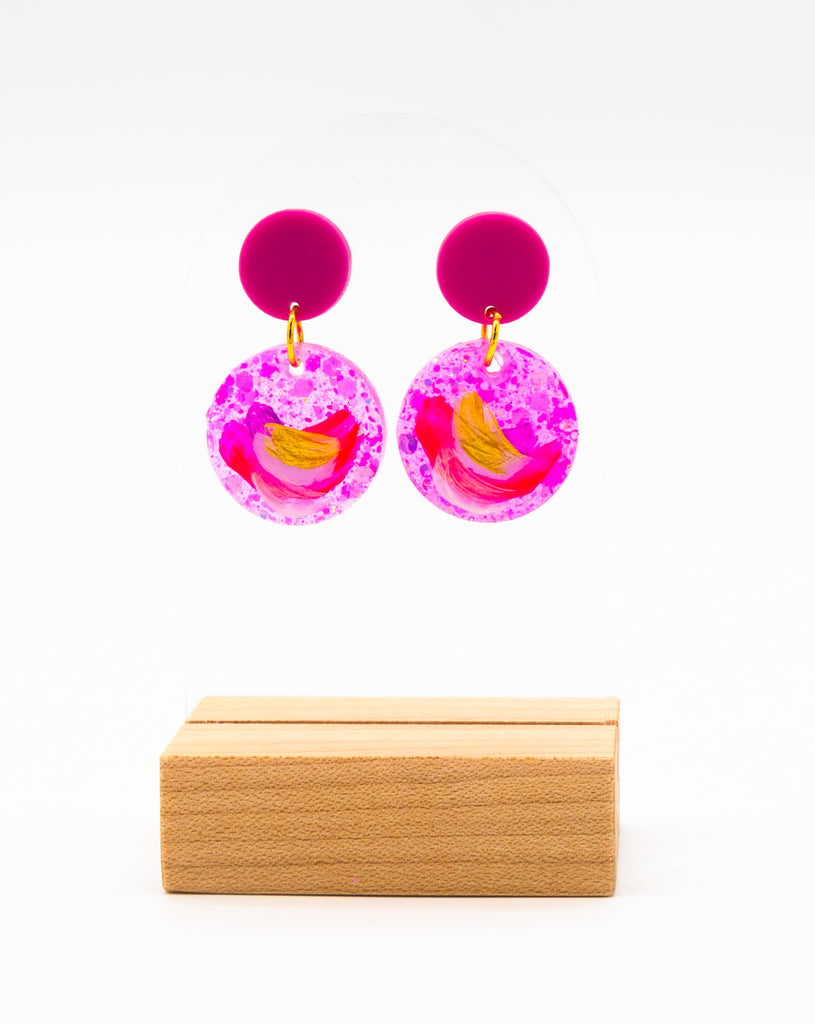 #30  Hand painted earrings