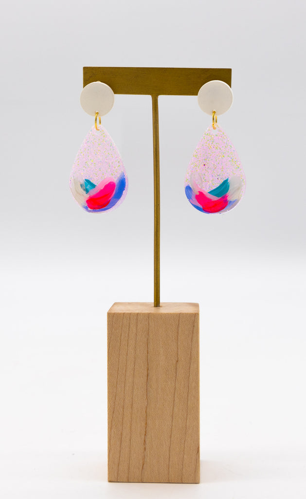 #33  Hand painted earrings