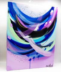 good blue(flozen star) 原画 painting 油絵 星 good blue(flozen star) 原画 painting 油絵 星