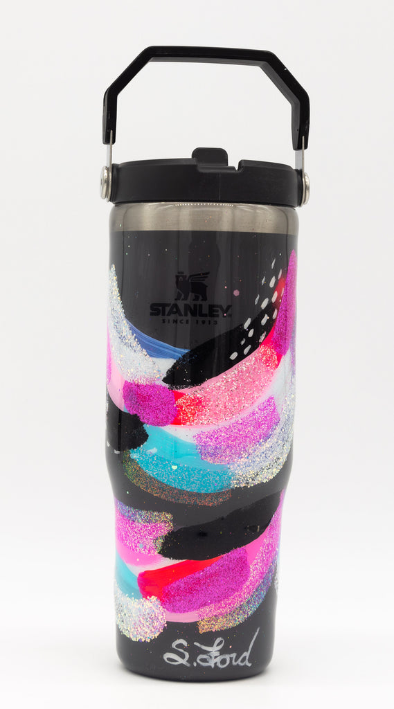 #20 Hand Painted Resin 30oz Stanley Tumbler