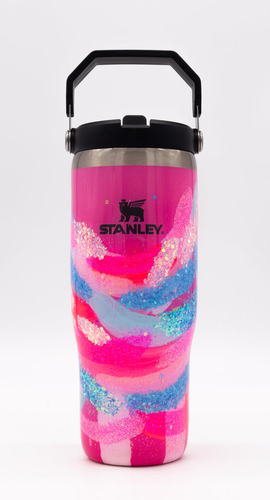 #40 Hand Painted Resin 30 oz Stanley Tumbler