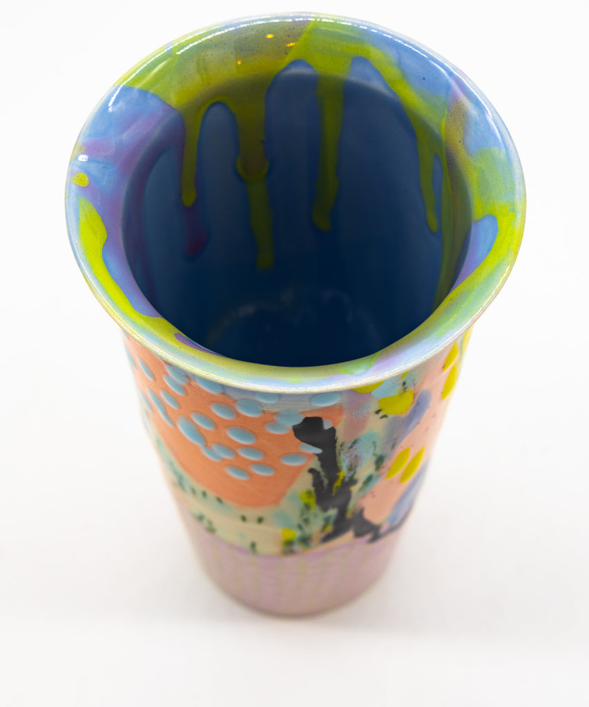 54 16 oz Hand painted Ceramic Travel Mug – Suze Ford Studios