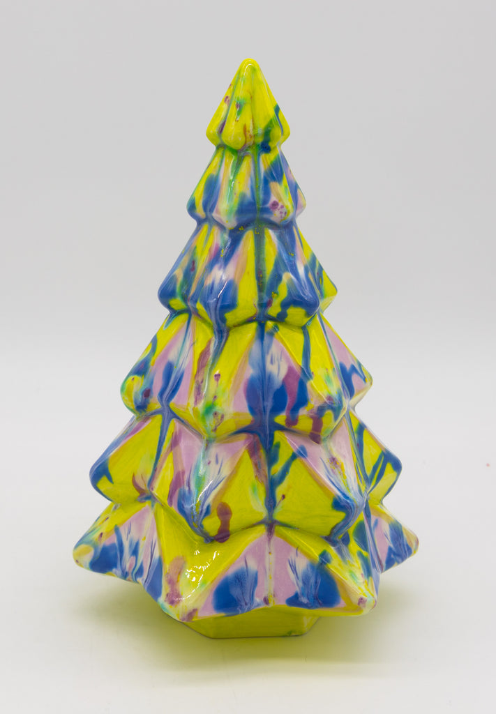 #3 10" Hand Painted Ceramic Christmas Tree